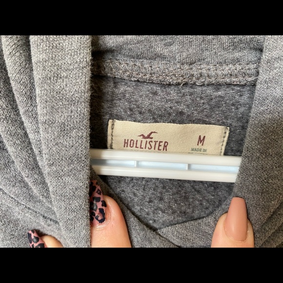 Grey Hollister Hoodie - Picture 4 of 4